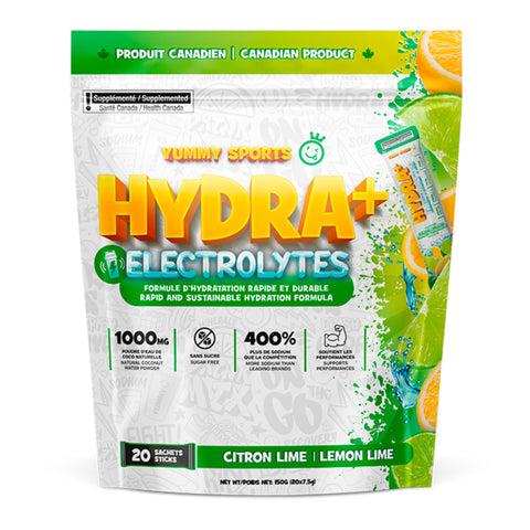Yummy Sports Hydra + Citron Lime 150g (20 sachets/sac)