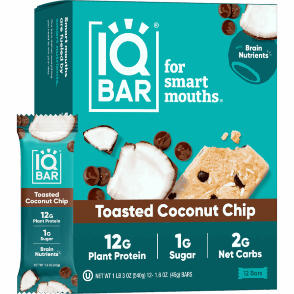 ProTein IQ Bar Toasted Coconut Chip 12 (6 box/12)
