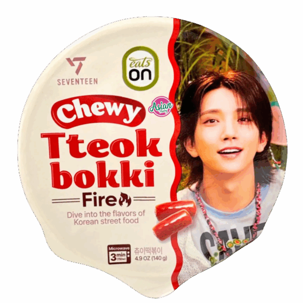 Seventeen Tteokbokki mochi épicé « Fire » 140 g (16 bols/caisse)