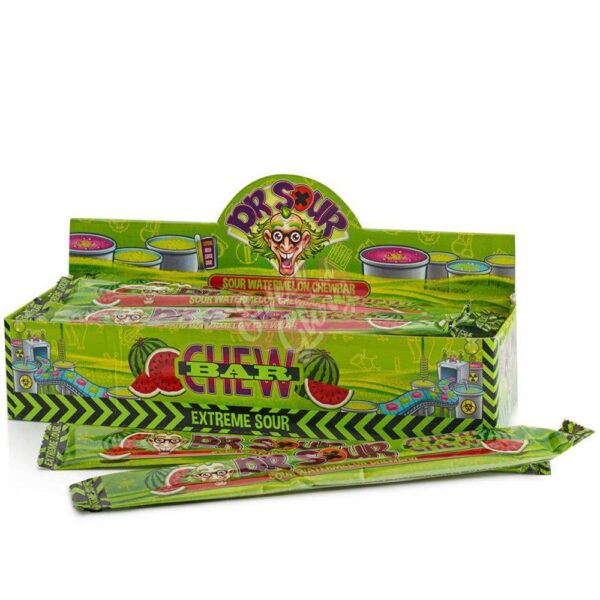 Dr. Sour Watermelon Chew Bar 50g (24un/box)