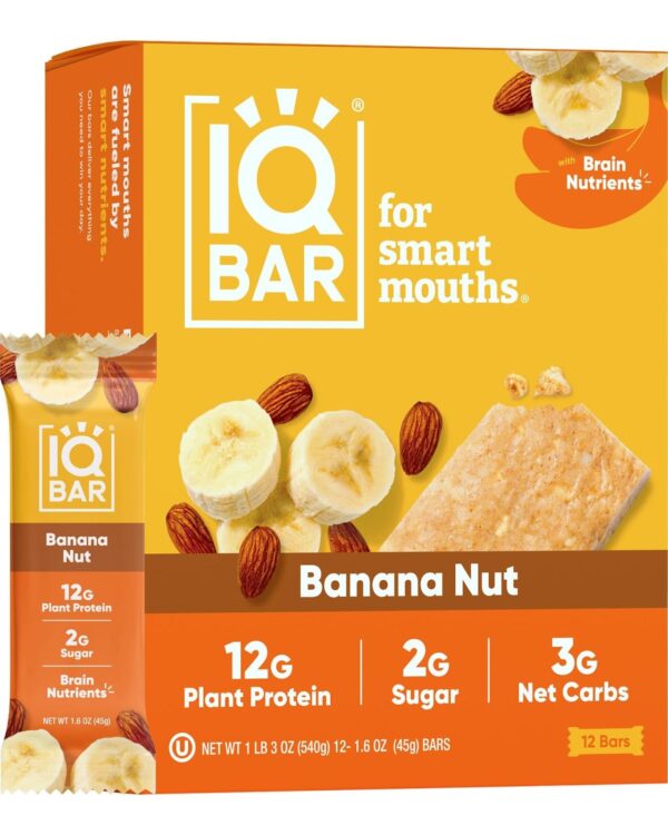 ProTein IQ Bar Banana Nut 12 (6 box/12)