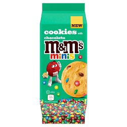 M&M’s Mini Cookies 180g (8 sachets/caisse)