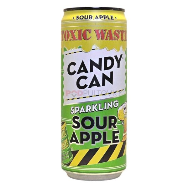 Candy Can X Toxic Waste Sour Apple 330ml (12can/case)