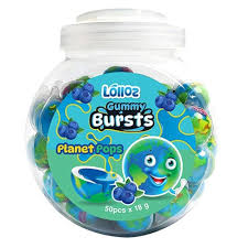 Gummy Burst Blueberry 10g (50un/case)