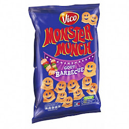Vico Monster Munch Barbecue 85g (18 sachets/caisse)