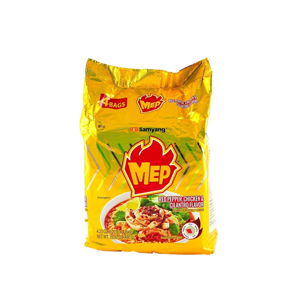 Samyang MEP poulet au poivre rouge et coriandre 120 g (8 x 4 sachets/carton)