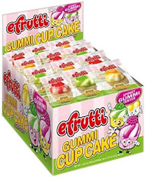 Efrutti Gummi Cupcake Candy (60un/box)