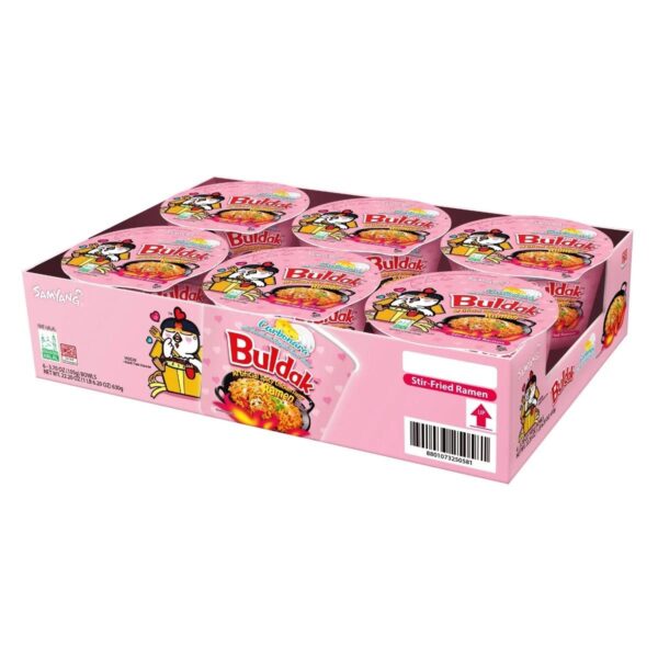 Buldak Ramen Carbonara en Bol (6 bols/caisse)