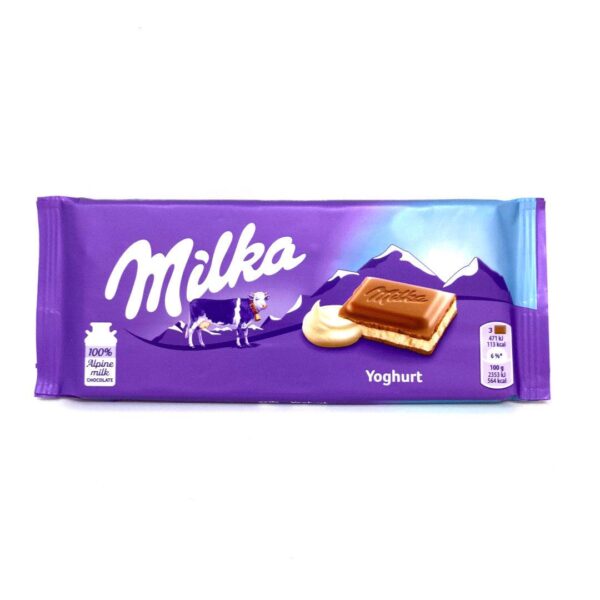 Milka Chocolat au yaourt 100 g (23 barres/boîte)
