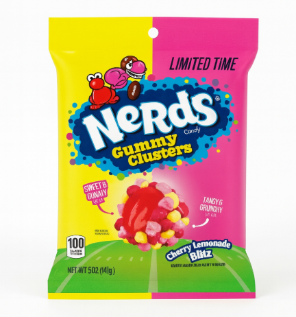 Nerds LE Cherry Lemonade Gummy Clusters 141 G (12un/box)