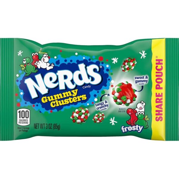 Nerds Holiday Gummy Clusters 85g (12un/box)