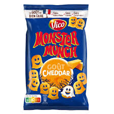 Vico Monster Munch Cheddar 85g (18 sachets/caisse)