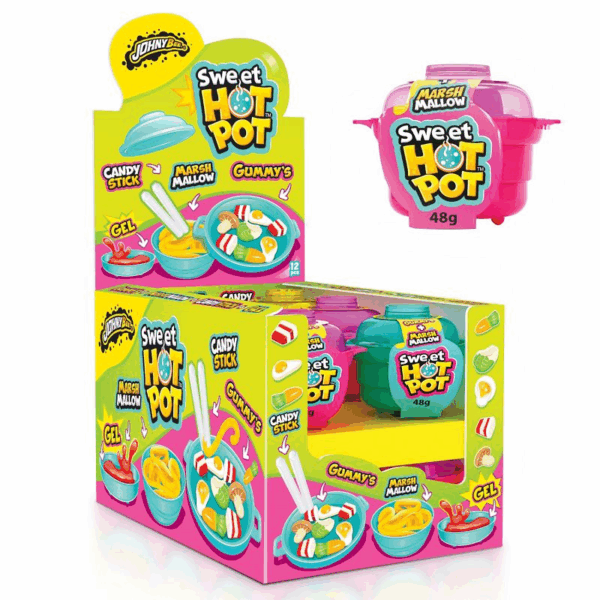 Johny Bee Sweet Hot Pot 48 g (12 unités/boîte)