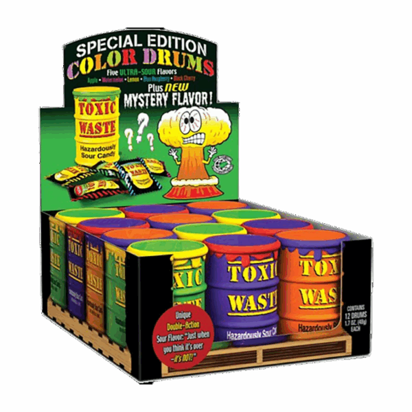 Toxic Waste Saveur Mystère 48 g (12 unités/boîte)