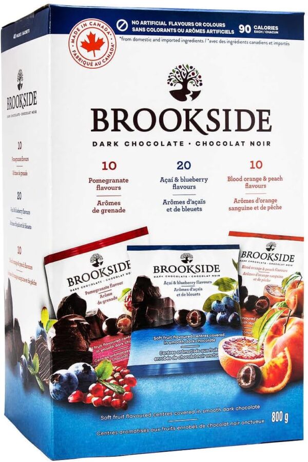 Brookside Assorted Flavors Dark Chocolate 20g (40bag/bag)