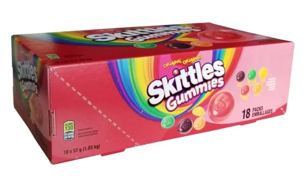 Skittles Gummies Original 57g (18un/box)
