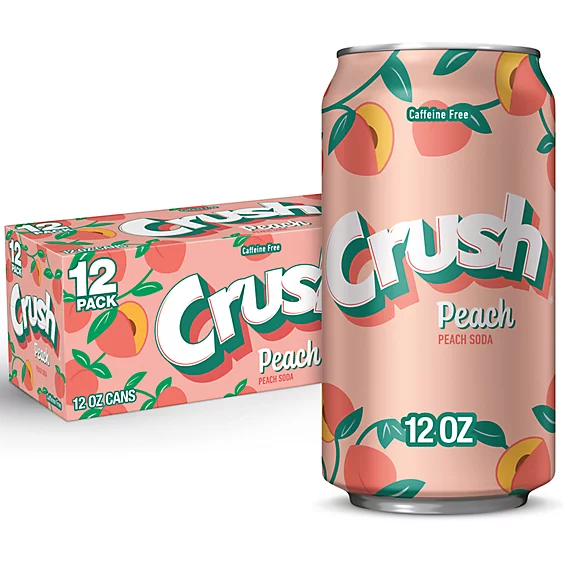 Crush Peach 355ml (12cans/case)