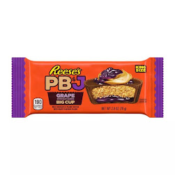 Hershey Reese's Édition Limitée Beurre d’Arachide & Gelée Raisin Big Cup King Size 79 g (16 unités/caisse)