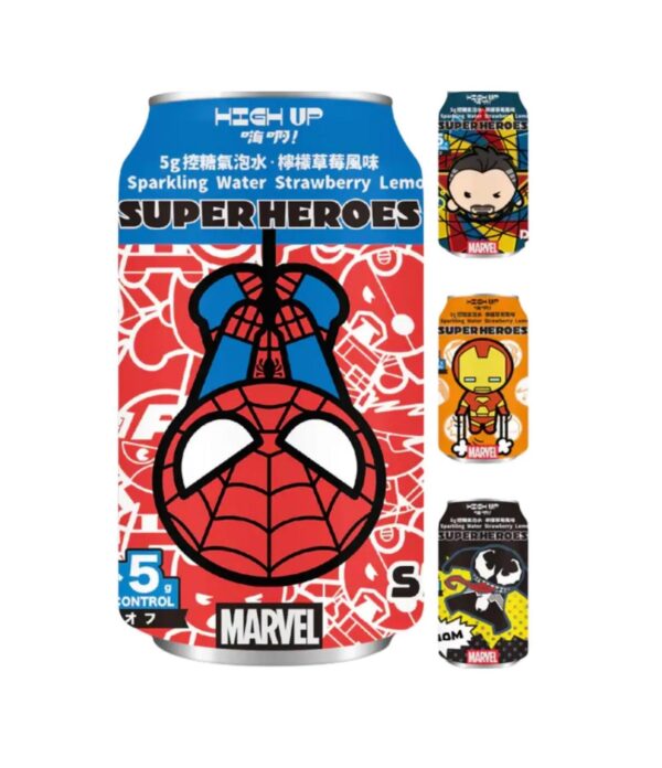 High Up - Marvel Sparkling Water - Strawberry 330ml (24can/case)