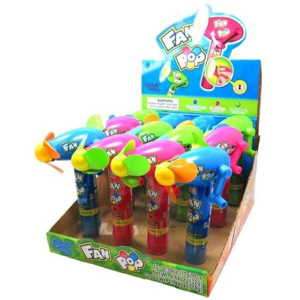 Kidsmania Fan Pop 11g (12un/box)