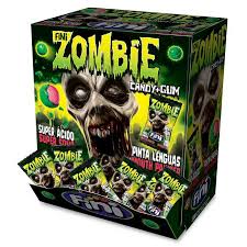 Fini Boom Zombie Bubble Gum Tongue-Coloring Veggie (200un/box)