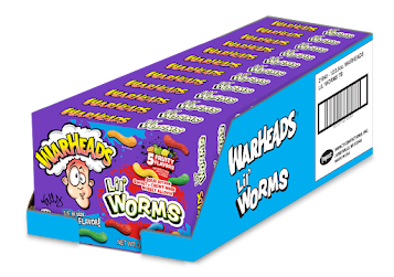 Warheads Lil' Worms Theater Box 99g (12un/box)