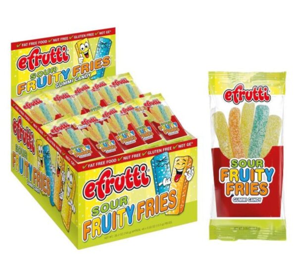 Efrutti Sour Fruity Fries (48un/box)