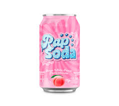 Rap Soda Tokyo White Peach 355ml (24can/case)