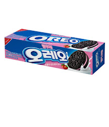 Oreo Chocolate Sandwich Cookie Strawberry Cream 100g (24box/case)