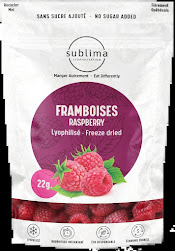 Sublima Freeze-Dried Raspberry 20g (12 bags/case)