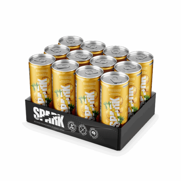 Spark Energy Slim Pineapple 330ml (12can/case)