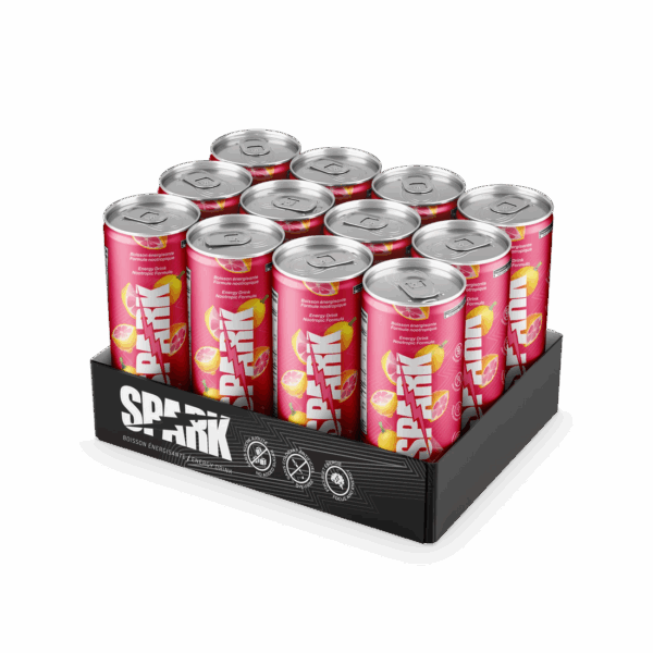 Spark Energy Slim Pink Lemonade 330ml (12can/case)
